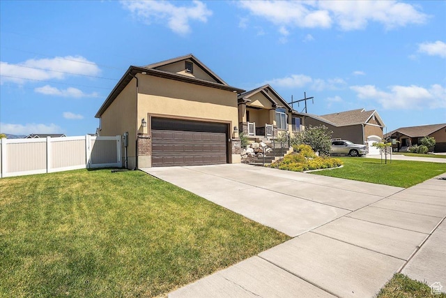 5464 S 3200 W, Roy, UT 84067 - ranch-style home featuring an attached garage, driveway, stucco siding, and a gate
