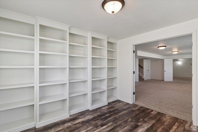 5464 S 3200 W, Roy, UT 84067 - unfurnished room with stairway, a textured ceiling, and dark wood-type flooring