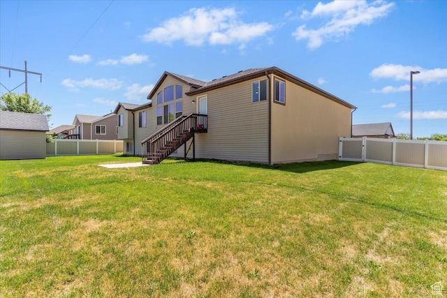 5464 S 3200 W, Roy, UT 84067 - back of property with a fenced backyard