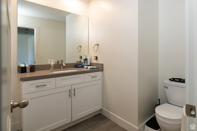 2049 N Harvest Village Ln, Saratoga Springs, UT 84045 - bathroom featuring vanity and wood finished floors