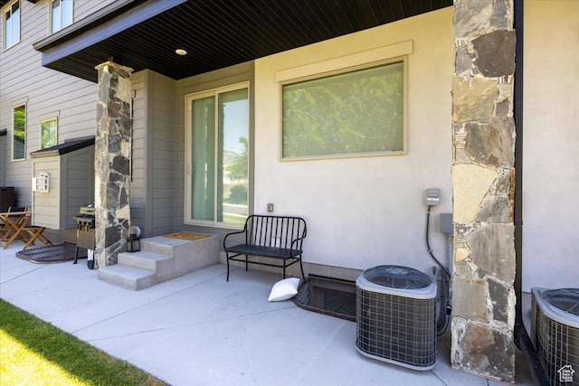 2049 N Harvest Village Ln, Saratoga Springs, UT 84045 - property entrance with a patio area