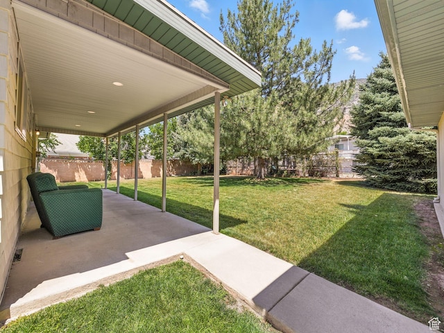 2844 Timpview, Provo, UT 84604 - fenced backyard featuring a patio area