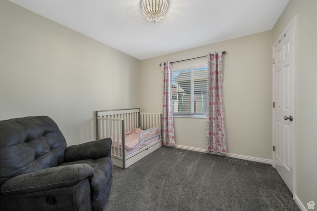 224 W Apple Ave, Saratoga Springs, UT 84045 - bedroom with dark carpet and baseboards