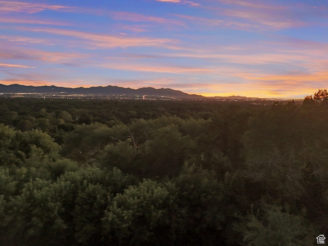 2960 E Oak Park Ln S, Holladay, UT 84117 - view of mountain background featuring a heavily wooded area