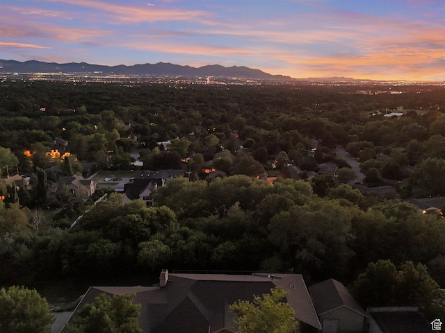 2960 E Oak Park Ln S, Holladay, UT 84117 - aerial view of property and surrounding area with a mountain backdrop