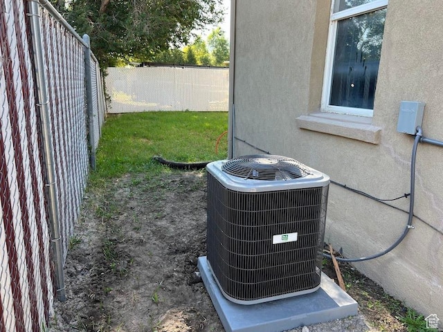 9173 S 1300 W, West Jordan, UT 84088 - exterior view of a cooling unit and stucco siding