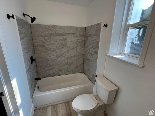 9173 S 1300 W, West Jordan, UT 84088 - full bathroom featuring bathing tub / shower combination and wood finished floors