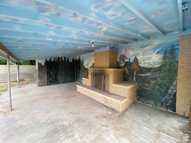 41 N 300 E, Richfield, UT 84701 - view of patio / terrace featuring an outdoor fireplace