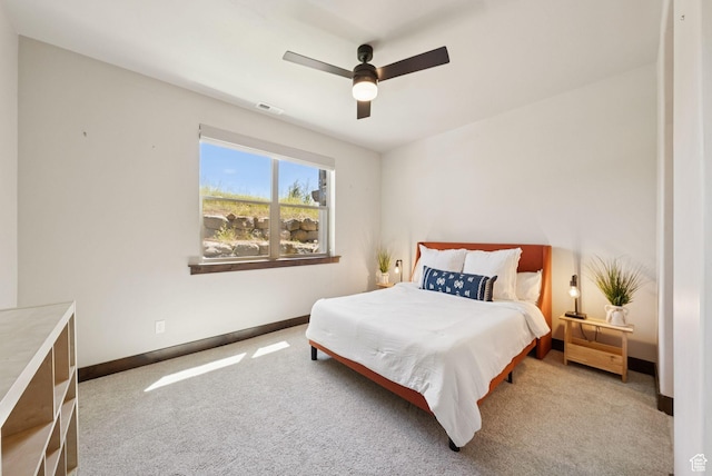 14482 N Buck Horn Trl Unit 50A, Heber City, UT 84032 - carpeted bedroom featuring baseboards and ceiling fan
