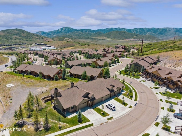 14482 N Buck Horn Trl Unit 50A, Heber City, UT 84032 - aerial perspective of suburban area with mountains