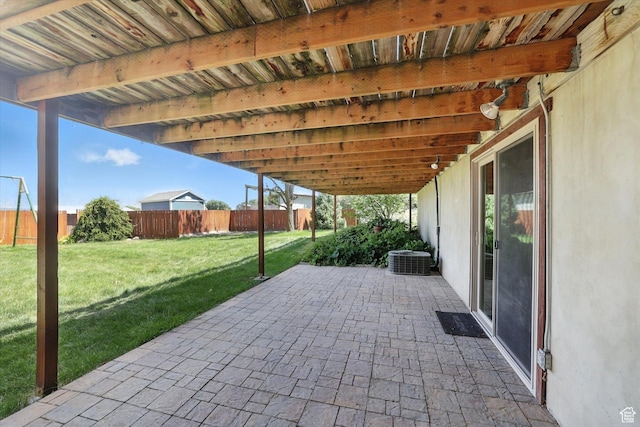 80 S 6000 W, Mendon, UT 84325 - fenced backyard featuring a patio