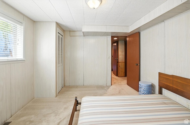80 S 6000 W, Mendon, UT 84325 - bedroom with carpet floors, a closet, and wooden walls