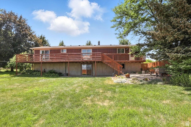 80 S 6000 W, Mendon, UT 84325 - back of property featuring a deck and stairs