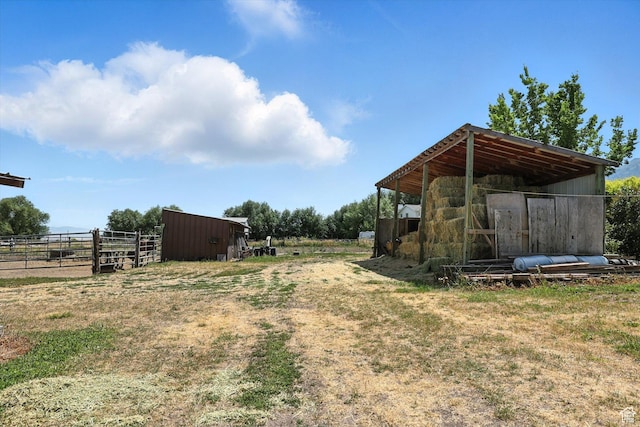 80 S 6000 W, Mendon, UT 84325 - view of yard with an outbuilding and a view of rural / pastoral area