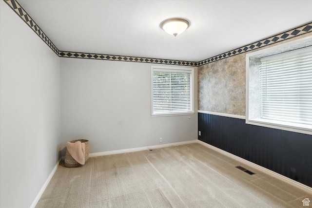 80 S 6000 W, Mendon, UT 84325 - carpeted spare room with baseboards and wainscoting