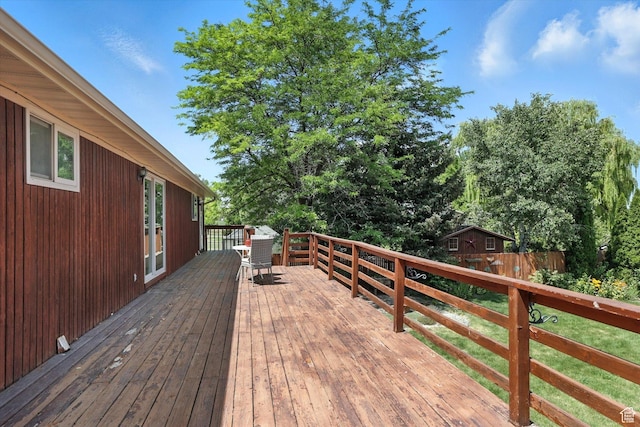 80 S 6000 W, Mendon, UT 84325 - view of wooden terrace