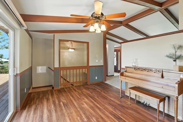 80 S 6000 W, Mendon, UT 84325 - spare room featuring wood finished floors and ceiling fan