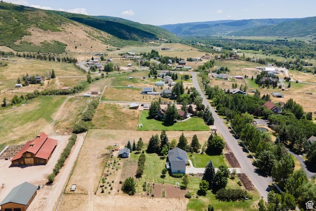 2565 E Woodland Way, Kamas, UT 84036 - aerial view of property's location featuring a mountainous background and rural landscape