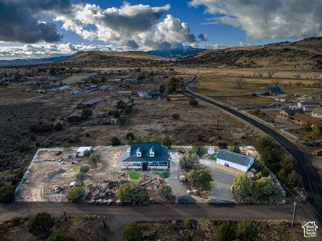398 E Wells Fargo Rd, Brookside, UT 84782 - aerial overview of property's location featuring mountains