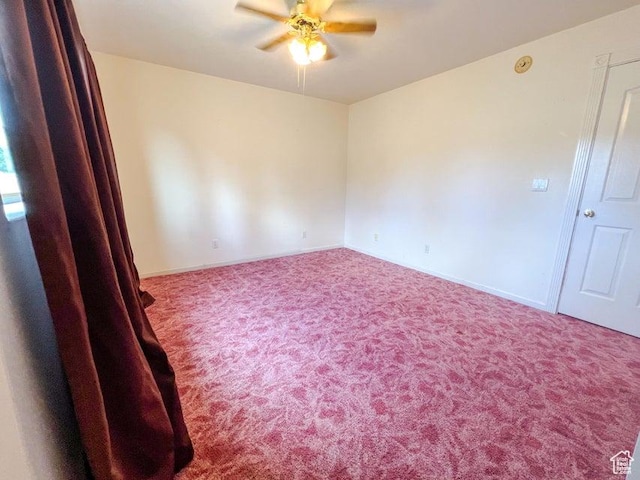 398 E Wells Fargo Rd, Brookside, UT 84782 - unfurnished room with ceiling fan and carpet