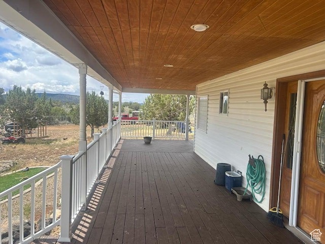 398 E Wells Fargo Rd, Brookside, UT 84782 - view of wooden deck