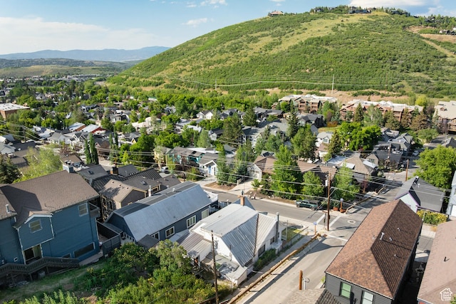 1003 Norfolk Ave, Park City, UT 84060 - aerial perspective of suburban area featuring a mountainous background