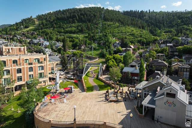 1003 Norfolk Ave, Park City, UT 84060 - aerial view of a heavily wooded area