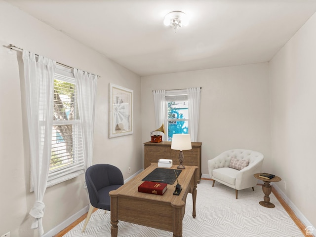 1740 E Harrison Ave, Salt Lake City, UT 84108 - home office with baseboards