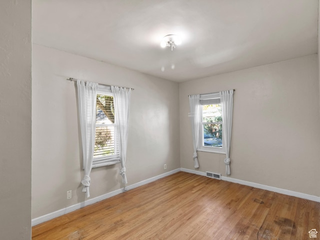 1740 E Harrison Ave, Salt Lake City, UT 84108 - spare room with light wood-type flooring