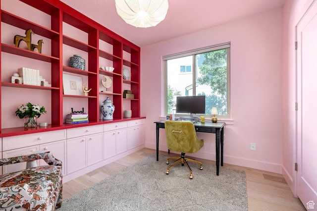 1675 W Silver Springs Rd, Park City, UT 84098 - home office featuring light wood finished floors and baseboards