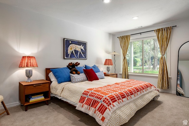 1675 W Silver Springs Rd, Park City, UT 84098 - carpeted bedroom with baseboards and recessed lighting