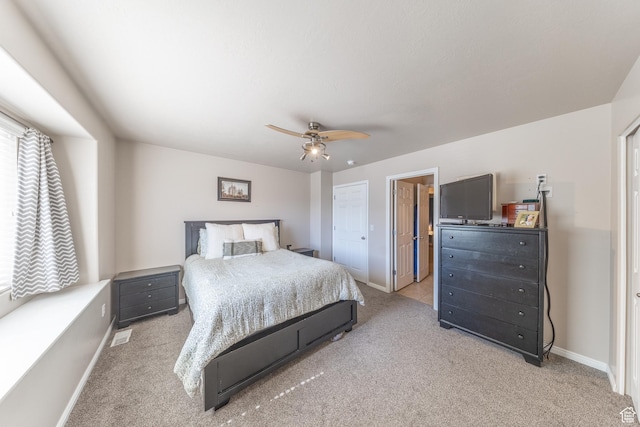 3963 S 2900 W Unit 2B, West Haven, UT 84401 - bedroom with carpet floors and ceiling fan