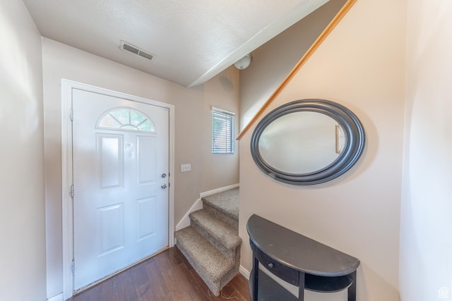3963 S 2900 W Unit 2B, West Haven, UT 84401 - entryway featuring dark wood-style floors and stairs