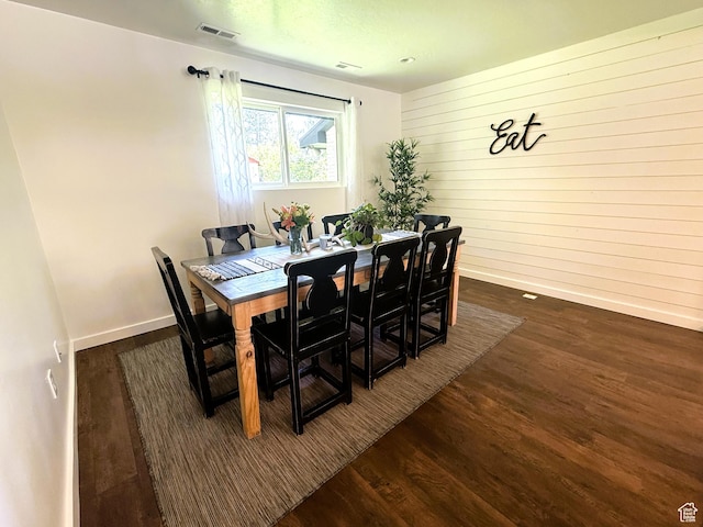 1990 E 400 N, Mapleton, UT 84664 - dining room with wood finished floors and wooden walls