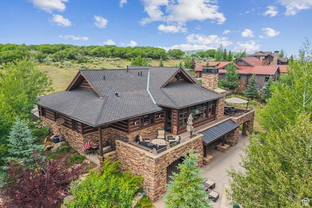 9388 Dye Cabins Dr, Park City, UT 84098 - aerial view
