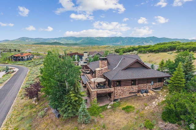 9388 Dye Cabins Dr, Park City, UT 84098 - view from above of property featuring mountains