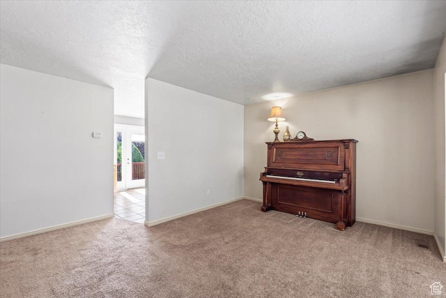 4970 S 4150 W, Roy, UT 84067 - living area with light colored carpet and a textured ceiling
