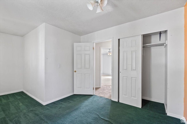 4970 S 4150 W, Roy, UT 84067 - unfurnished bedroom featuring carpet floors, a textured ceiling, and a closet
