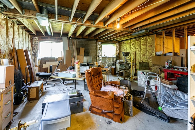 342 E State St, Farmington, UT 84025 - below grade area featuring a workshop area