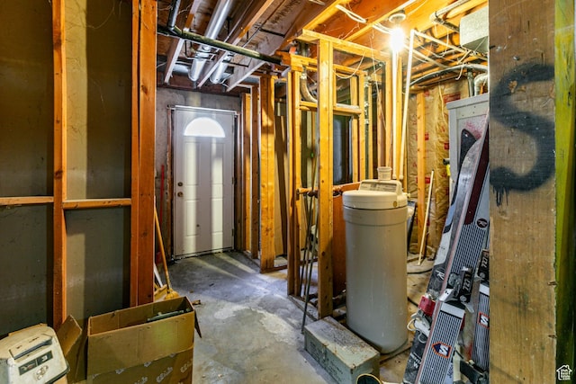 342 E State St, Farmington, UT 84025 - unfinished below grade area featuring a water softener system