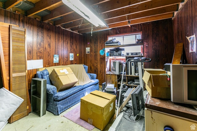342 E State St, Farmington, UT 84025 - basement with wood walls