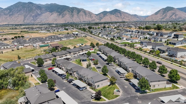 1244 E 800 N Unit 43, Spanish Fork, UT 84660 - aerial perspective of suburban area with a mountain backdrop