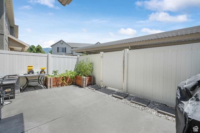 1244 E 800 N Unit 43, Spanish Fork, UT 84660 - fenced backyard featuring a patio