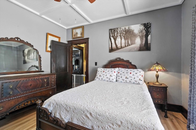 367 W 400 N, Malad City, ID 83252 - bedroom featuring wood finished floors and a ceiling fan