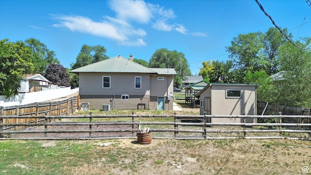 367 W 400 N, Malad City, ID 83252 - rear view of property featuring a shed