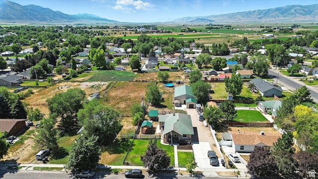 367 W 400 N, Malad City, ID 83252 - aerial perspective of suburban area featuring mountains