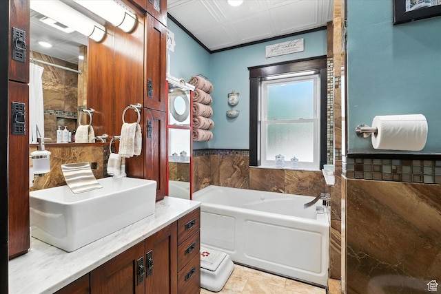 367 W 400 N, Malad City, ID 83252 - full bathroom featuring a bath, vanity, and a shower