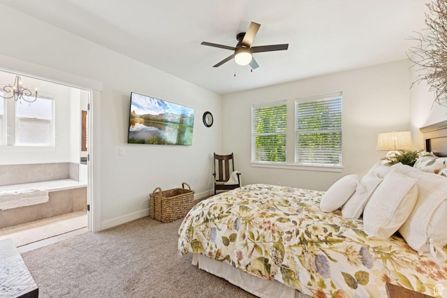 693 S Silver Leaf Dr W, Mapleton, UT 84664 - carpeted bedroom with ceiling fan and baseboards