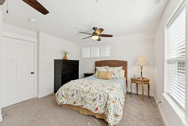 693 S Silver Leaf Dr W, Mapleton, UT 84664 - bedroom with carpet flooring and a ceiling fan