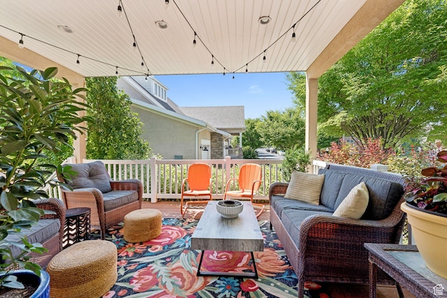 693 S Silver Leaf Dr W, Mapleton, UT 84664 - view of patio / terrace with outdoor lounge area